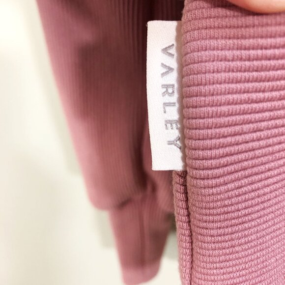 VARLEY Vine Oversized Half-Zip Pullover in Nostalgia Rose Ottoman Fabric XS - Picture 12 of 16